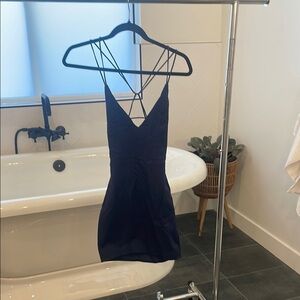 Superdown REVOLVE Navy Bodycon Cocktail Dress